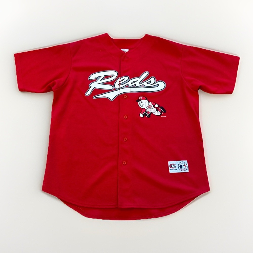 Ken Griffey Jr Cincinnati Reds Jersey Mens XL True Fan‎ MLB Y2k Vintage